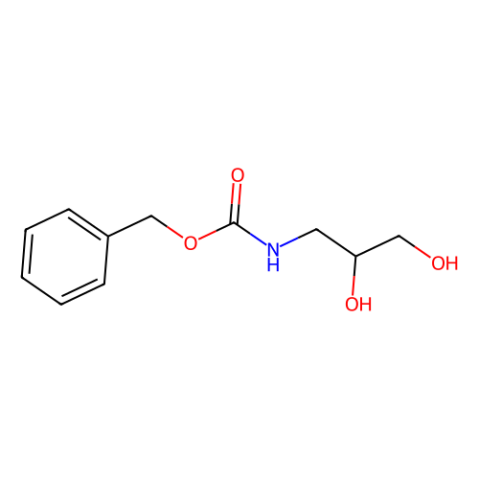 (S)-3-[N-(benzyloxycarbonyl)amino]-1,2-propanediol Structure