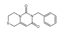 7-benzyl-3,4-dihydropyrimido[6,1-c][1,4]thiazine-6,8(1H,7H)-dione Structure