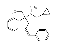(E)-N-(cyclopropylmethyl)-N-methyl-3,6-diphenylhex-5-en-3-amine Structure