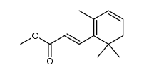 Methyl dehydro-β-cyclocitrylideneacetate Structure
