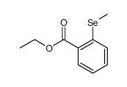 2-methylseleno-benzoic acid ethyl ester Structure