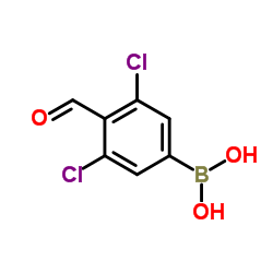 3,5-Dichloro-4-formylphenylboronic acid picture