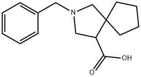 2-Benzyl-2-aza-spiro[4.4]nonane-4-carboxylic acid Structure