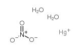 mercurous nitrate, dihydrate Structure