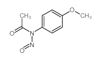Acetamide,N-(4-methoxyphenyl)-N-nitroso-结构式