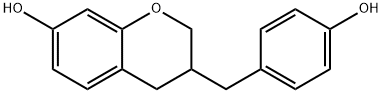7,4'-Dihydroxyhomoisoflavane Structure