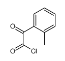 Benzeneacetyl chloride, 2-methyl-alpha-oxo- (9CI) structure