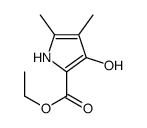 ethyl 3-hydroxy-4,5-dimethyl-1H-pyrrole-2-carboxylate Structure