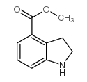 吲哚啉-4-羧酸甲酯结构式