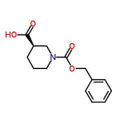 (R)-哌啶-1,3-二羧酸 1-苄酯结构式