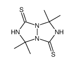 3,3,7,7-tetramethyltetrahydro-[1,2,4]triazolo[1,2-a][1,2,4]triazole-1,5-dithione Structure