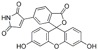荧光素6-马来酰亚胺结构式