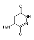 5-amino-6-chloro-2H-pyridazin-3-one/ 3-chlor-4-amino-6-hydroxy-pyridazin Structure