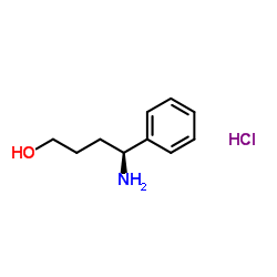 (S)-4-氨基-4-苯基丁-1-醇盐酸盐结构式