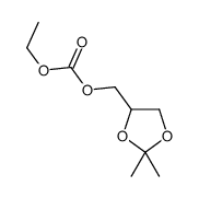 (2,2-dimethyl-1,3-dioxolan-4-yl)methyl ethyl carbonate结构式