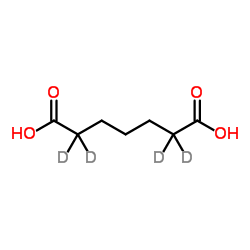 (2,2,6,6-2H4)Heptanedioic acid Structure