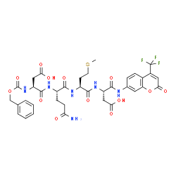 Z-Asp-Gln-Met-Asp-AFC Structure