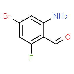 2-Amino-4-bromo-6-fluorobenzaldehyde Structure
