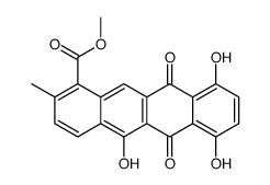 6,11-Dihydro-5,7,10-trihydroxy-2-methyl-6,11-dioxonaphthacene-1-carboxylic acid methyl ester picture