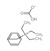 (Benzyltriethyl)ammonium bicarbonate structure