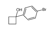 1-(4-溴苯基)环丁醇结构式