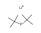 lithium bis(tert-butyl)phosphide Structure
