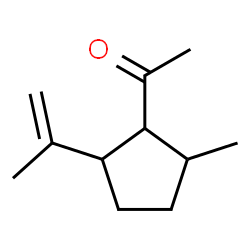 Ethanone, 1-[2-methyl-5-(1-methylethenyl)cyclopentyl]- (9CI)结构式