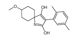 3-(2,5-dimethylphenyl)-4-hydroxy-8-methoxy-1-azaspiro[4.5]dec-3-en-2-one Structure