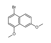4-bromo-1,7-dimethoxynaphthalene结构式
