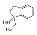 1-氨基-2,3-二氢-1H-茚-1-甲醇结构式