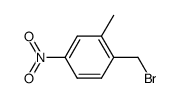 1-(溴甲基)-2-甲基-4-硝基苯结构式