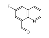 6-fluoroquinoline-8-carbaldehyde结构式