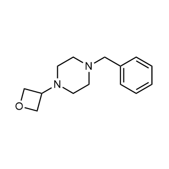 1-苄基-4-(氧杂环丁-3-基)哌嗪结构式