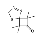 1,1,3,3-tetramethyl-5-thia-7,8-diazaspiro[3.4]oct-7-en-2-one结构式