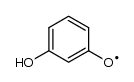 3-hydroxyphenoxyl radical Structure