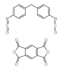 furo[3,4-f][2]benzofuran-1,3,5,7-tetrone,1-isocyanato-4-[(4-isocyanatophenyl)methyl]benzene结构式