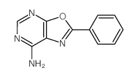 2-苯基-噁唑并[5,4-d]嘧啶-7-胺结构式