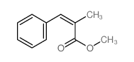 methyl (Z)-2-methyl-3-phenyl-prop-2-enoate Structure
