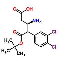 (R)-3-(Boc-氨基)-4-(3,4-二氯苯基)丁酸结构式