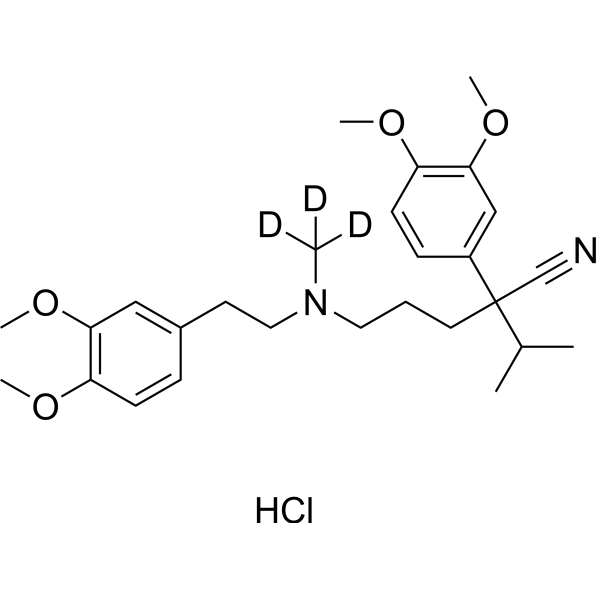 盐酸维拉帕米-d3-1结构式