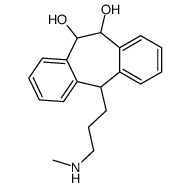 10,11-Dihydro-10,11-dihydroxy Protriptyline结构式