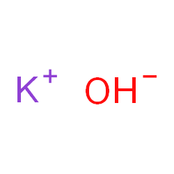 Potassium hydroxide,dimer Structure