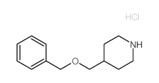 4-[(BENZYLOXY)METHYL]PIPERIDINE HYDROCHLORIDE Structure