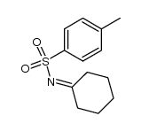 N-cyclohexylidene-4-methylbenzenesulfonamide结构式