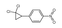 2-(4-nitrophenyl)-1,1-dichlorocyclopropane结构式