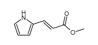 (E)-Methyl 3-(1H-pyrrol-2-yl)acrylate结构式