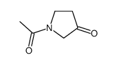 1-乙酰基吡咯烷-3-酮结构式