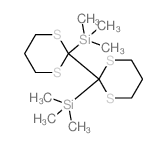 trimethyl-[2-(2-trimethylsilyl-1,3-dithian-2-yl)-1,3-dithian-2-yl]silane Structure