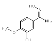 Benzenecarboximidamide,N,3-dihydroxy-4-methoxy- Structure