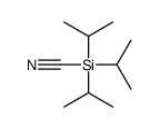 tri(propan-2-yl)silylformonitrile结构式